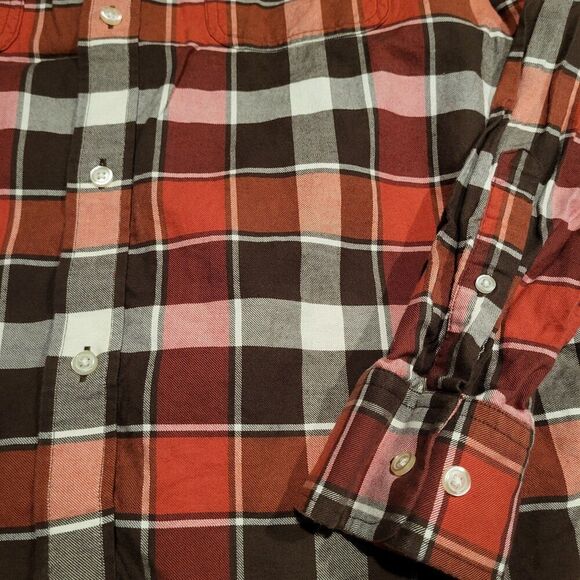 Banana Republic Flannel Classic Fit Button Up Shirt Men's Size Large - Picture 2 of 8